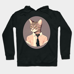 Preppy Cat Hoodie